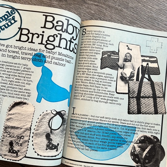 📚 SPECIAL 2/$21 BOOKS!! 📚 VINTAGE McCall’s Needlework & Crafts magazine 1981 - Picture 12 of 17